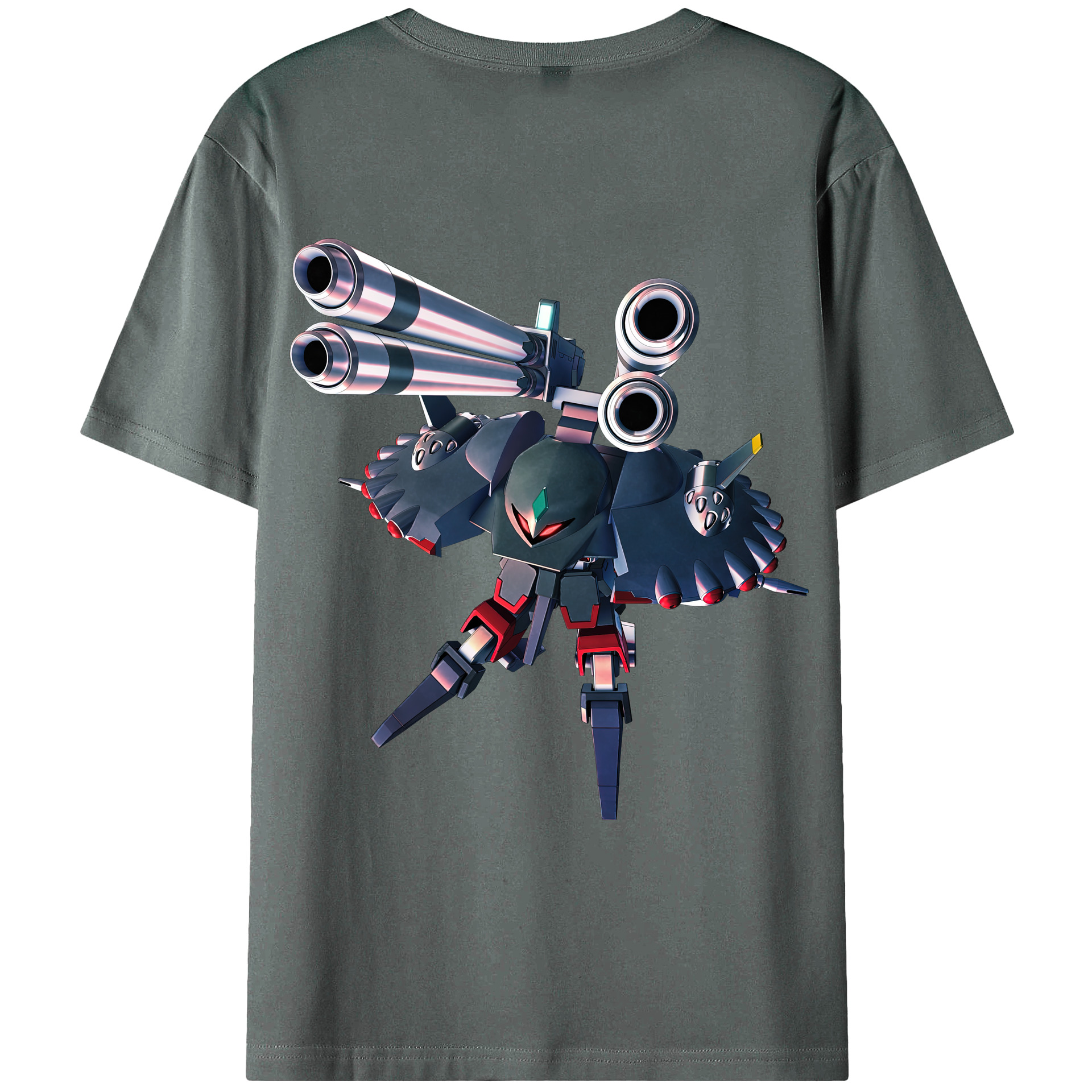 （画像用） 機動戦士ガンダム Mobile Suit Gundam 綿100％ メンズ半袖Tシャツ（バックプリント） 通気性
